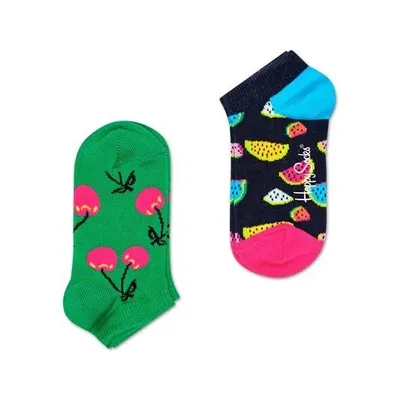 SKARPETKI DZIECIĘCE LOW (2-PAK) HAPPY SOCKS KWAT02-6500 4-6 lat Multikolor