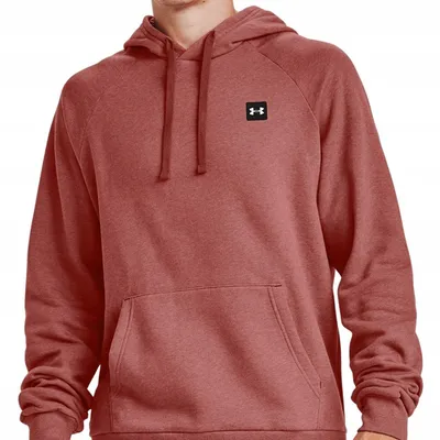 Bluza męska UNDER ARMOUR Rival Fleece Hoodie 1357092 malinowy melanż L Malinowy