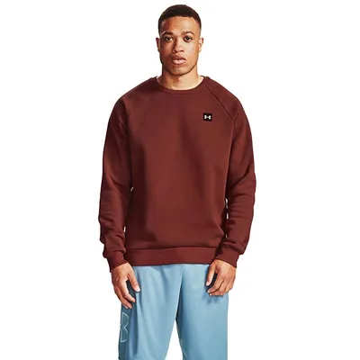 Bluza męska UNDER ARMOUR Rival Fleece Crew 1357096 bordo XXL Bordowy