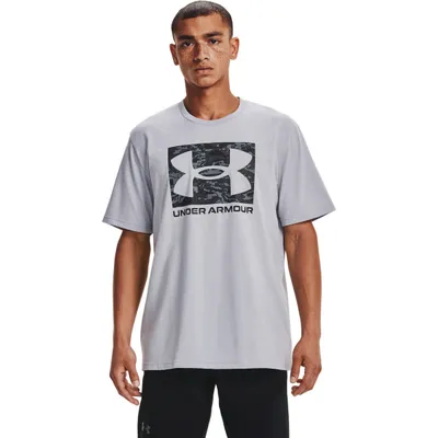 Koszulka męska UNDER ARMOUR 1361673 ABC Camo Boxed Logo szara XXL Szary