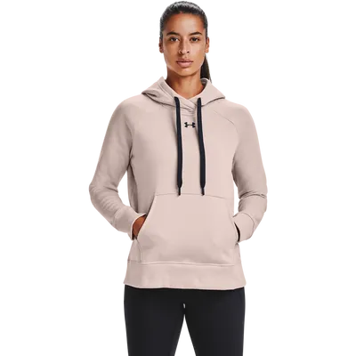 Bluza damska UNDER ARMOUR Rival Fleece Hb Hoodie 1356317 łososiowa M Różowy