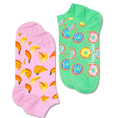 SKARPETKI HAPPY SOCKS 2-PAK SNACK LOW SNA02-3000 36-40 Multikolor