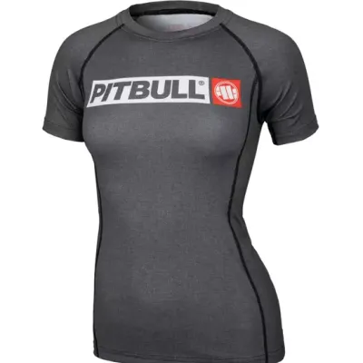 Koszulka Damska Pit Bull Rashguard Hilltop Szara