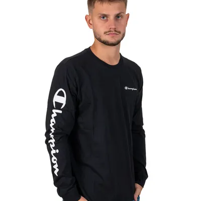 Longsleeve Champion 218286 Sleeve Big Czarny