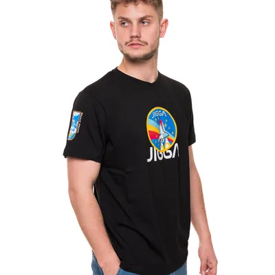 Koszulka Jigga Wear Nasa Czarna