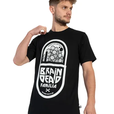 Koszulka Brain Dead Familia Pills Czarna