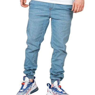 Spodnie Jeans Jogger Moro Sport Shield Jasnoniebieskie