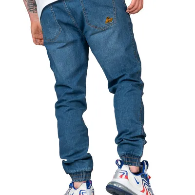 Spodnie Jeans Jogger Moro Sport Mini Slant Tag Niebieskie