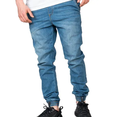 Spodnie Jeans Jogger Moro Sport Blue Moro 3D Niebieskie