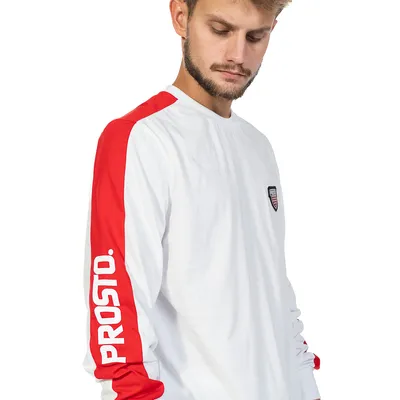 Longsleeve Prosto Backto Biała