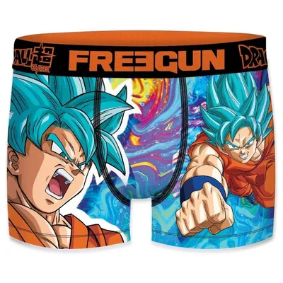 Bokserki Freegun Dragonball Pomarańczowe / Niebieskie