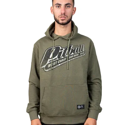 Bluza Z Kapturem Pit Bull Red Brand Khaki