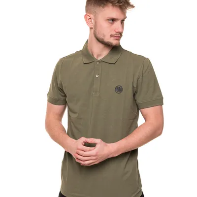 Koszulka Polo Pit Bull Jersey Small Logo 210 Gsm Khaki