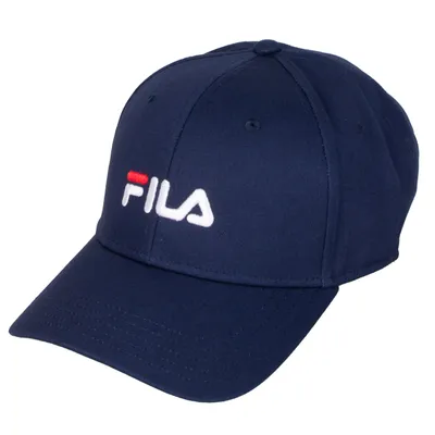 Czapka Fila 6-Panel Linear Logo Granatowa