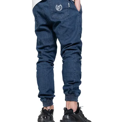 Spodnie Jeans Jogger Oponent Laur Niebieskie