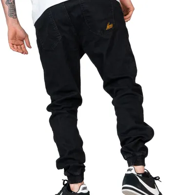 Spodnie Jeans Jogger Moro Sport Mini Slant Tag Czarne