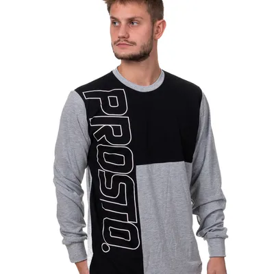 Longsleeve Prosto Insetto Szary / Czarny