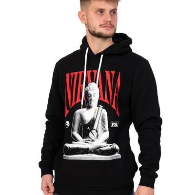 Bluza Z Kapturem Dudek P56 Nirvana Budda Czarna