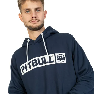 Bluza Z Kapturem Pitbull Hilltop Tery Group Granatowa