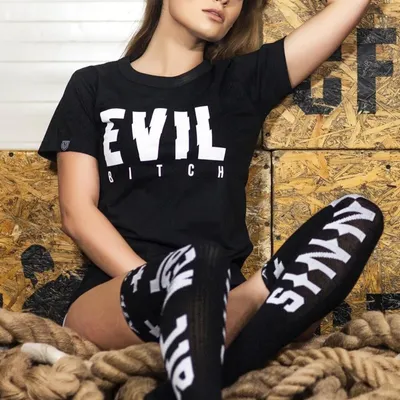 Koszulka Damska Atr Wear Evil Czarna