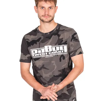 Koszulka Pit Bull Classic Boxing Camo / Czarna