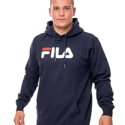 Bluza Z kapturem Fila 681090 Unisex Classic Pure Granatowa