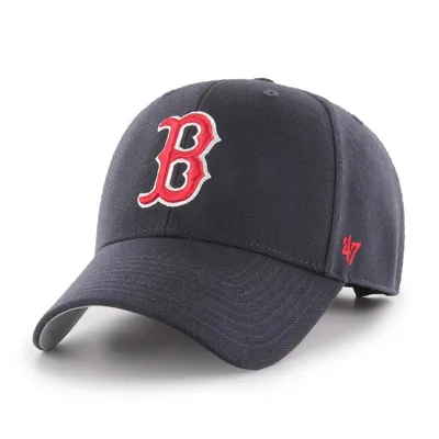 Czapka 47 Brand Home Boston Red Sox B-MVP02WBV-HM Czarna / Czerwona