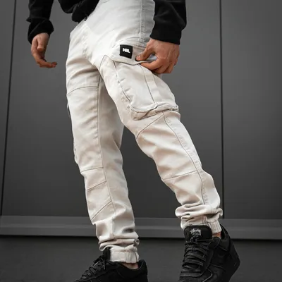 Spodnie Jeans Jogger New Bad Line Cargo Szare