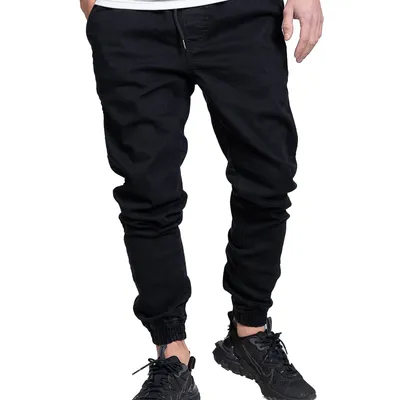 Spodnie Jeans Jogger Dudek P56 AMH Czarne