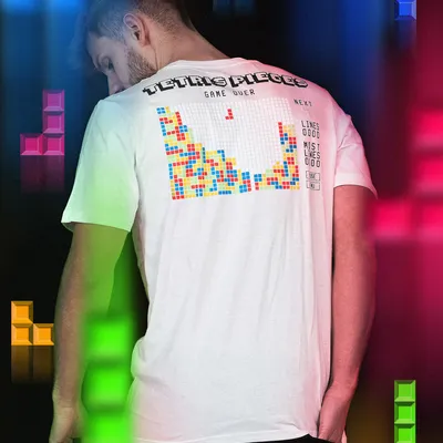 Koszulka Breezy Tetris Biała