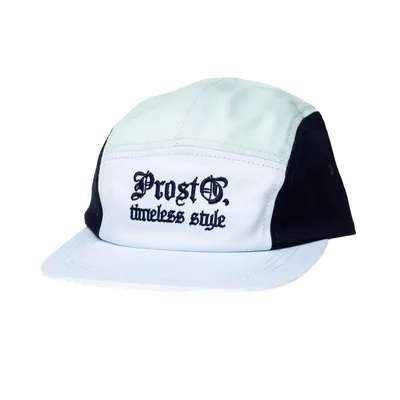 Czapka 5-Panel Damska Prosto Pastello Miętowa / Granatowa / Biała