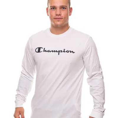 Longsleeve Champion 214748 Big Logo Biały