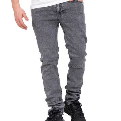 Spodnie Jeans Croll Classic Slim Szare 6187