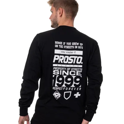 Longsleeve Prosto Typeskur Czarny