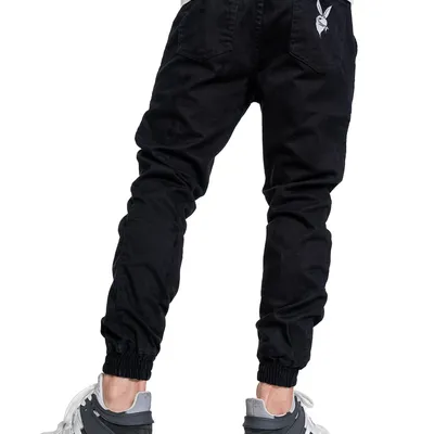 Spodnie Materiałowe Jogger 3Maj Fason Bunny Czarne