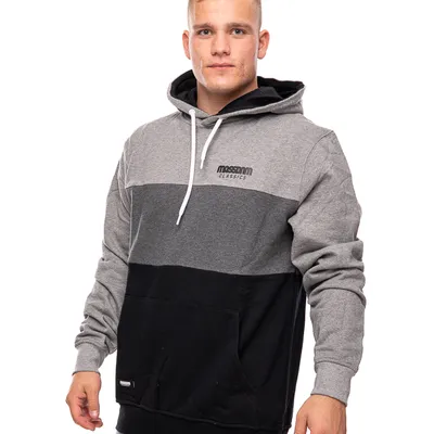 Bluza Hoodie Mass Zone Czarna / Szara