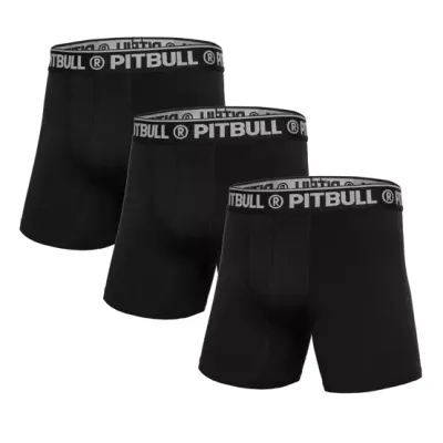 Bokserki Pit Bull 3 Pack Czarne