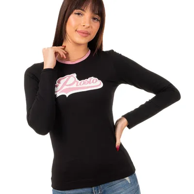 Longsleeve Damski Prosto Ballu Czarny