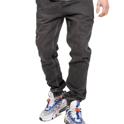 Spodnie Jeans Jogger Mass Signature 2.0 Sprane Czarne