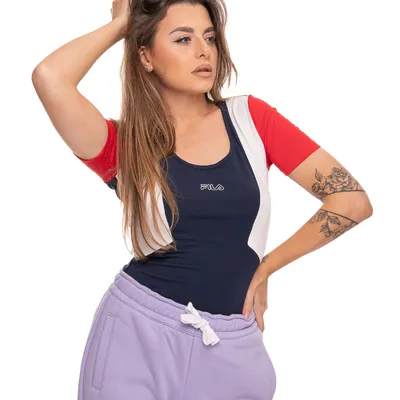 Body Fila 683431 Paola Granatowe / Czerwone