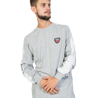 Longsleeve Prosto Backto Szara