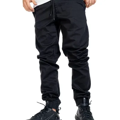 Spodnie Materiałowe Jogger Diamante Wear Classic Czarne