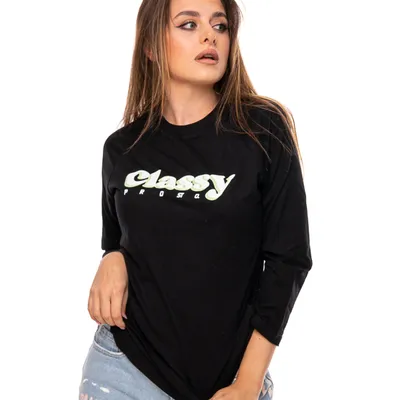 Longsleeve Damski Prosto Messie Czarny