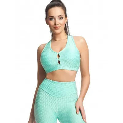 STANIK SPORTOWY PUSH-UP FANTASY - Mint