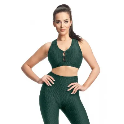 STANIK SPORTOWY PUSH-UP FANTASY - bottle green