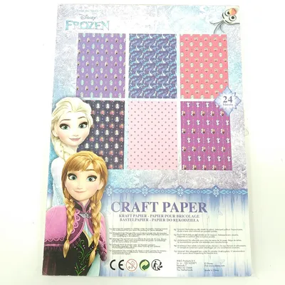 Papier do craftingu Disney Frozen 24 sztuki