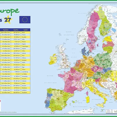 Podkładka na biurko MEMO BOARD Europa