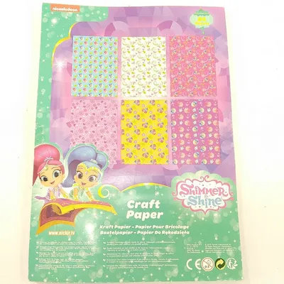 Papier do craftingu Shimme i Shine 24 sztuki