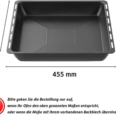 Zestaw blach ICQN 45.5 x 37.5 x 6 cm