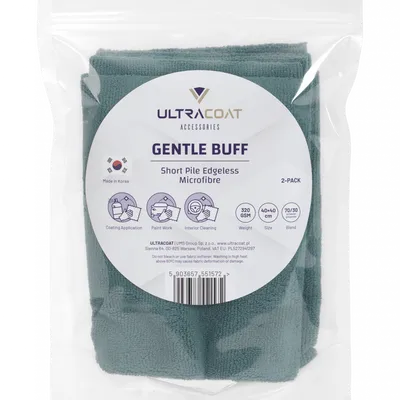 UKTRACOAT Gentle Buff - Short Pile Edgeless Microfibre 2-pack